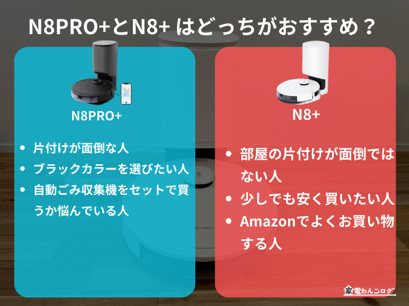 N8PRO-とN8-はどっちがおすすめ？